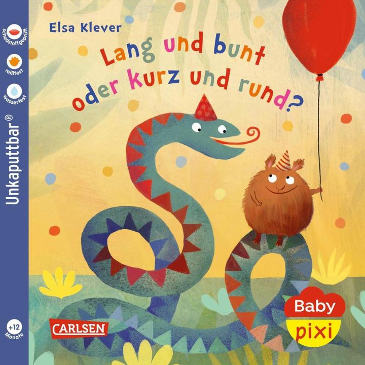 Immagine prodotto Baby Pixi (unkaputtbar) 130: Lang und bunt, kurz und rund (Tedesco)