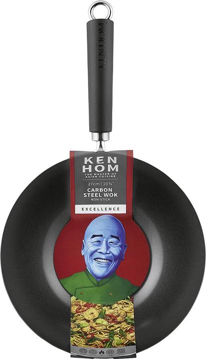 Immagine prodotto Ken Hom Eccellenza Wok (20 cm, Wok, Acciaio al carbonio)