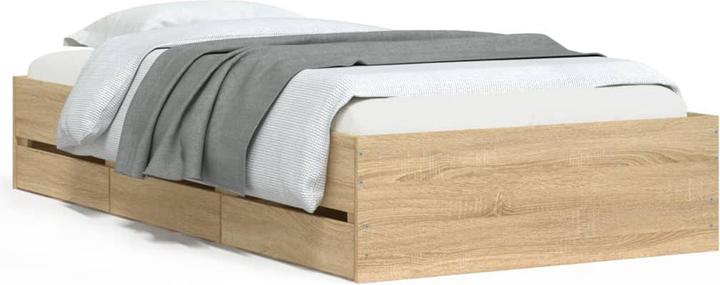 Actual product image VidaXL Bed frame with drawers (75 x 190 cm)