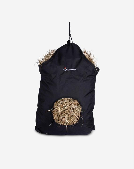 Fouganza Sac à foin chevaux noir