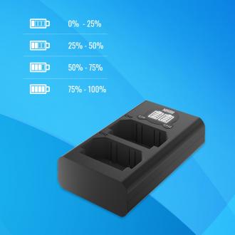 Produktbild Newell battery DL-USB-C DMW-BLK22 Dual Channel Charger for Panasonic LUMIX S5, GH5, G9, GH5S (Ladegerät)