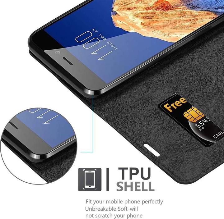 Productafbeelding Cadorabo Boek Onzichtbare Magneethoes (ZTE Nubia N1)