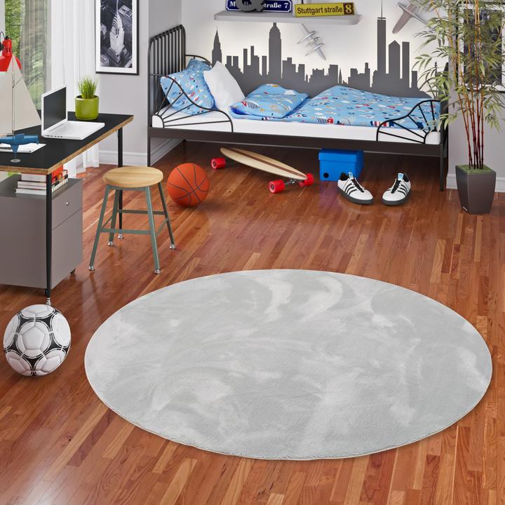 Immagine prodotto Pergamon Kinder Super Soft Fellteppich Pearl Kids Rund (200 x 200 cm)