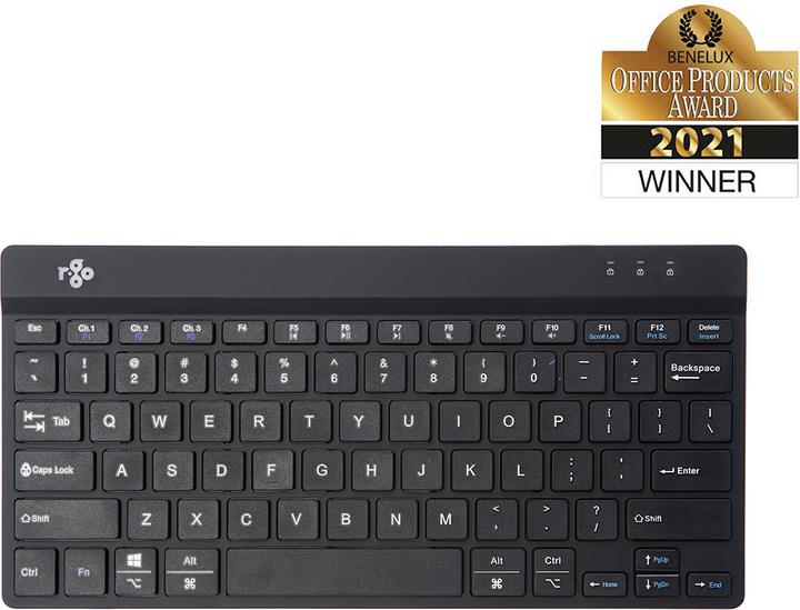 Produktbild R-Go Tools R-Go Tastatur Compact Break US-Layout drahtlos schwarz (US, Kabellos)