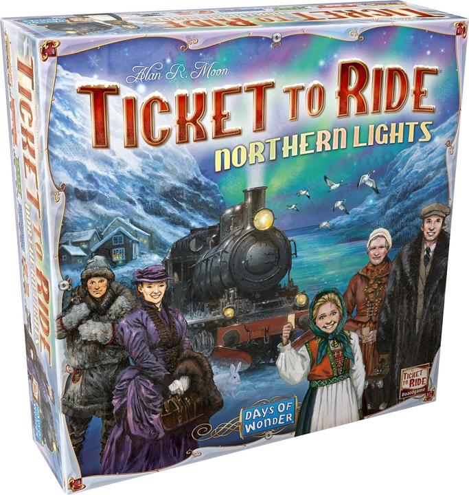 Asmodée Ticket to Ride: Northern Lights (Nordic) (DOW720937) (Norwegian, Swedish, Danish, Finnish)