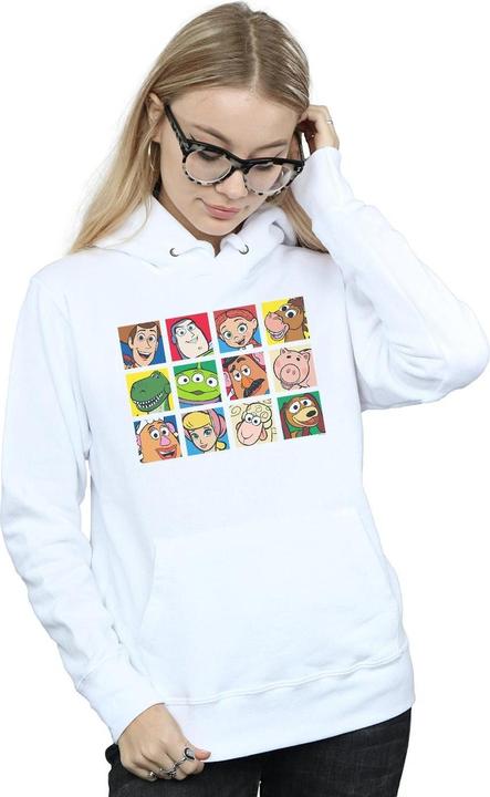 Actual product image Disney Womens/Ladies Toy Story Character Squares Hoodie (L)