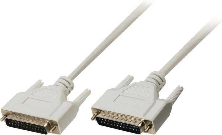 Immagine prodotto Valueline Cavo seriale D-Sub maschio 25 pin - D-Sub maschio 25 pin 3,00 m Avorio (3 m, VGA)