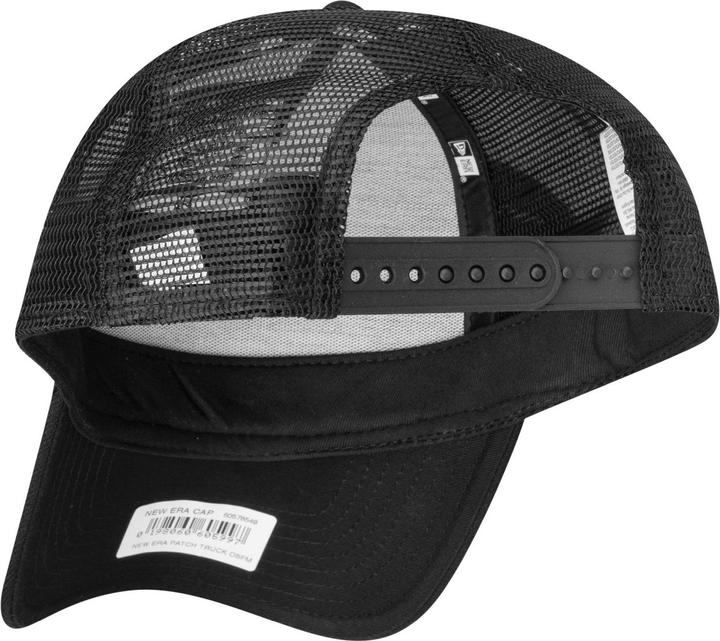 Actual product image New Era Adjustable Trucker Cap - RETRO PATCH black / khaki (One size)