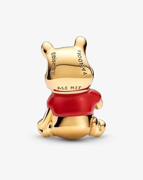 Actual product image Pandora Disney Winnie the Pooh bear (Enamel, Sterling silver 925)