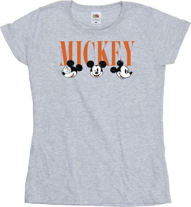 Immagine prodotto Disney Mickey Mouse Faces Maglietta Donna (L)