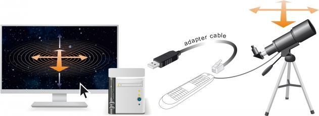 Immagine prodotto Delock Cavo adattatore da USB tipo A a seriale RS-232 RJ9/RJ10 con protezione ESD Celestron NexStar 2 m (2 m)