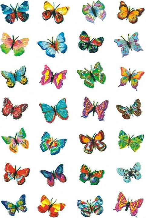 Actual product image HERMA Stickers butterflies