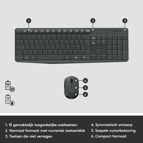 Actual product image Logitech MK235 (DE, Wireless)