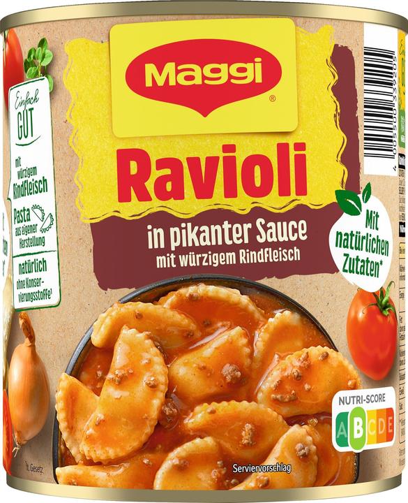 Immagine prodotto Maggi Ravioli di carne in salsa piccante (800 g)