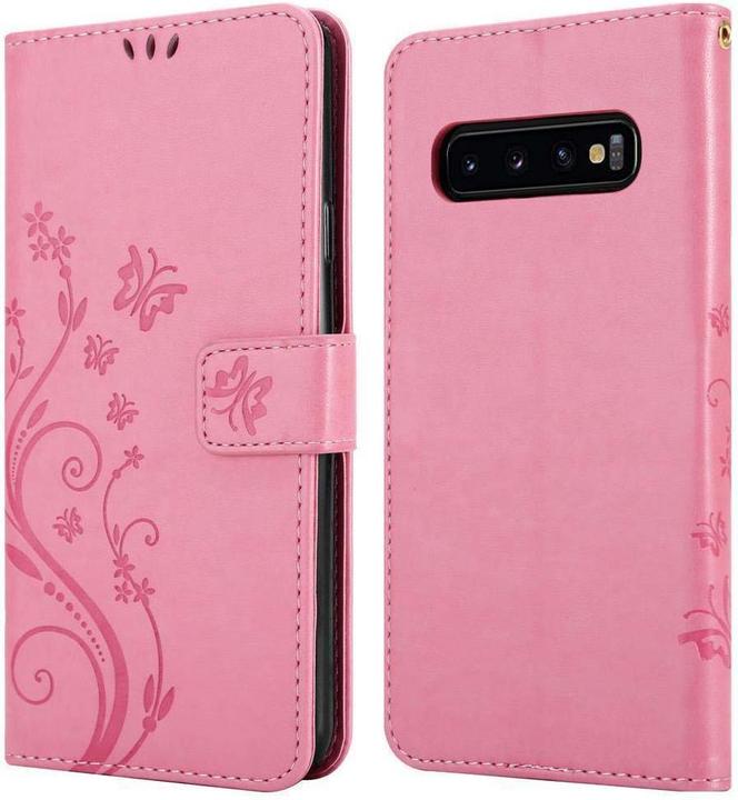 Image du produit Cadorabo Couverture du livre de fleurs (Samsung Galaxy S10+)