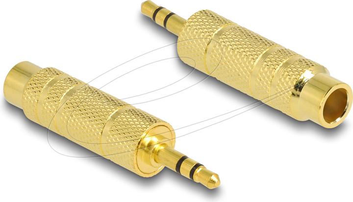 Actual product image Delock Adapter jack plug > jack 3 pin (Accessories)