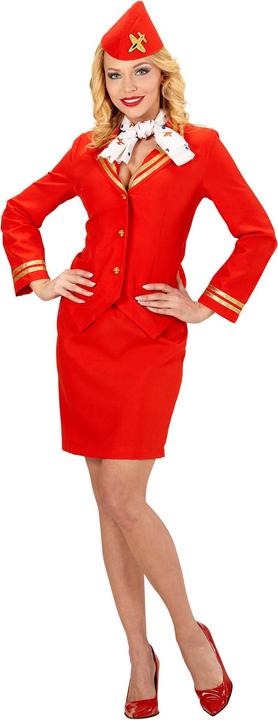 Produktbild Widmann STEWARDESS (Jacke, Rock, Halstuch, Mütze), L (L)