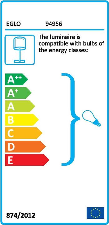 Energie-Label EGLO Cossano (E27)