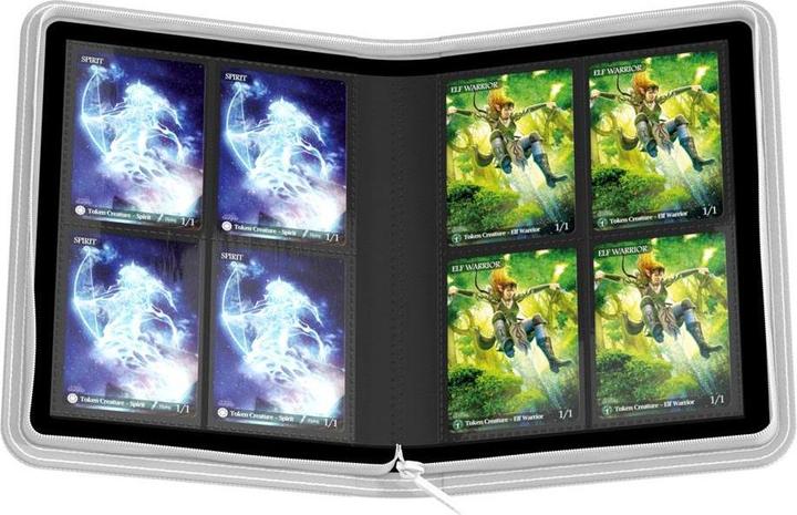 Image du produit Ultimate Guard UGD010352 - Zipfolio 160 - Porte-cartes 8 poches Xenoskin, blanc