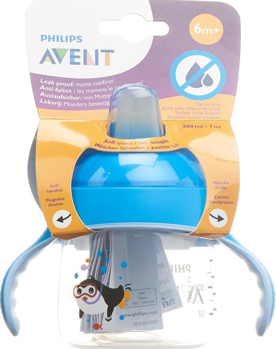 Actual product image Philips Avent Sip No Drip sippy cup (200 ml)