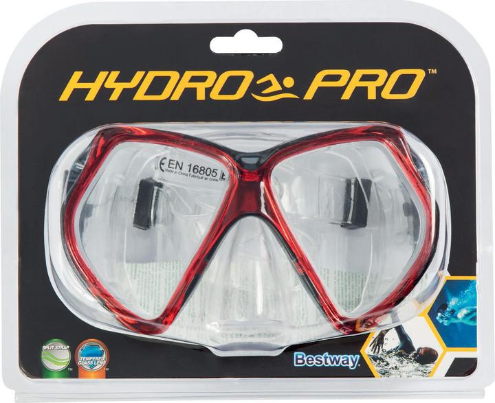 Immagine prodotto Bestway Maschera subacquea Omniview per adulti, Bambino, Maschera intera, Apnea, Vetro temperato, Blu