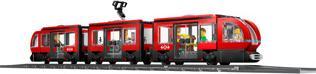 Actual product image LEGO Tram with stop (60423, LEGO City)
