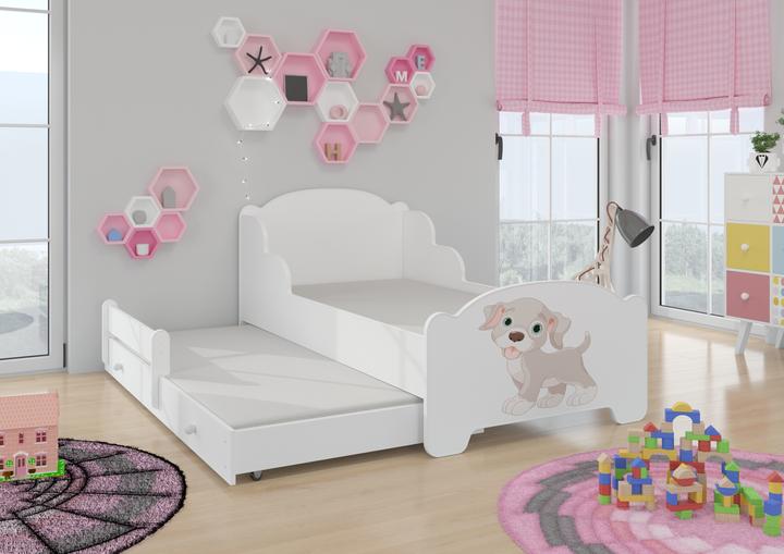 Image du produit ADRK Furniture Lit double avec matelas AMADIS II DOG 160x80 (160 x 80 cm)