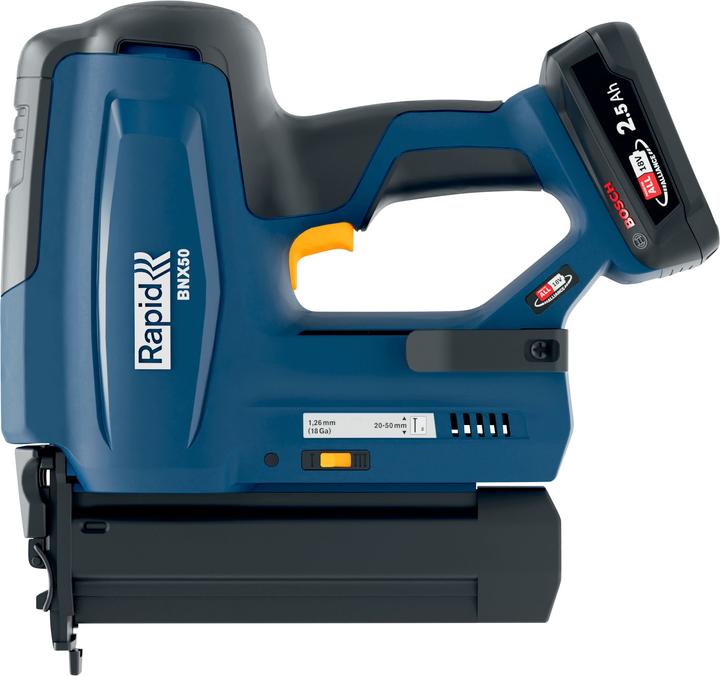 Immagine prodotto Rapid Chiodatrice a batteria BNX50 18V P4A in valigetta con batteria e caricabatteria inclusi