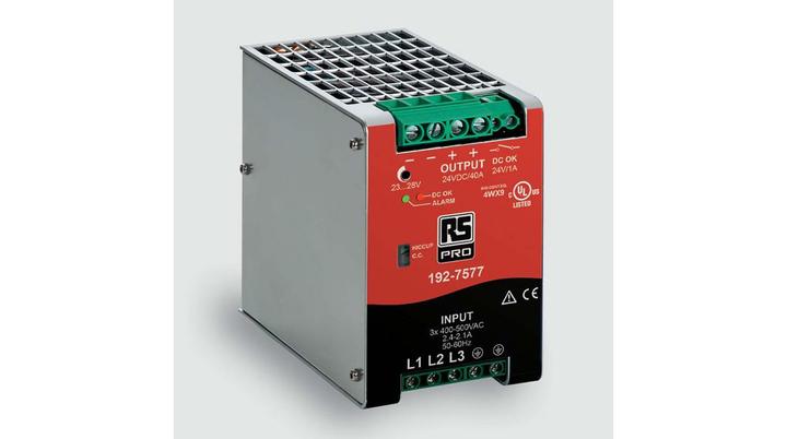 Produktbild Rs Pro DIN-Schienen Netzteil, 400500V ac, 24V / 40A