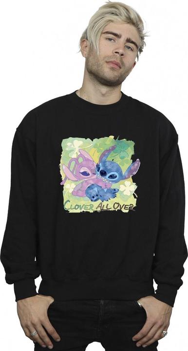 Immagine prodotto Disney Lilo And Stitch St Patrick's Day Clover Felpa Uomo (XL)