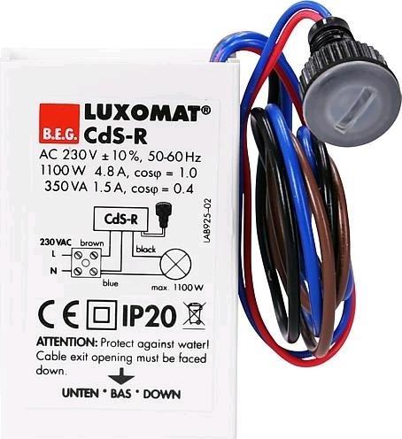Immagine prodotto BEG Interruttore crepuscolare Luxomat 92365 CdS-R installazione 230V