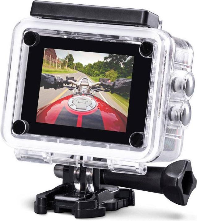 Actual product image Midland H3+ Dashcam viewing angle horizontal max. 120° Battery, WLAN (Wi-Fi, Accelerometer, Rechargeable battery, Built-in microphone, Built-in display, Night vision, Full HD)