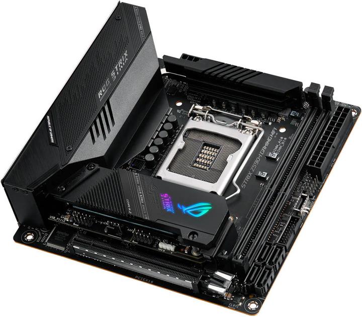 Produktbild ASUS ROG STRIX Z590-I GAMING WIFI (LGA 1200, Intel Z590, Mini-ITX)