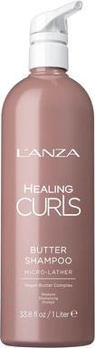 L'Anza Healing Curls Butter Shampoo für lockiges Haar 33.8 Fl Oz (1000 ml, Flüssiges Shampoo)