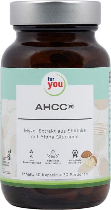 Produktbild For You AHCC® (60 Stück, Kapseln)