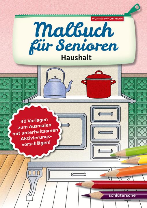 Actual product image Coloring book for seniors. Household
