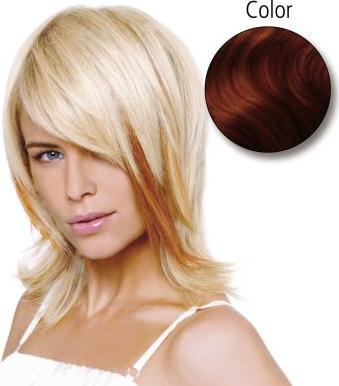 Balmain natur glatt 40cm 133 dunkelkupferblond 12 St.Echthaar Fill-In Extensions (Dunkelkupferblond, 40 cm)