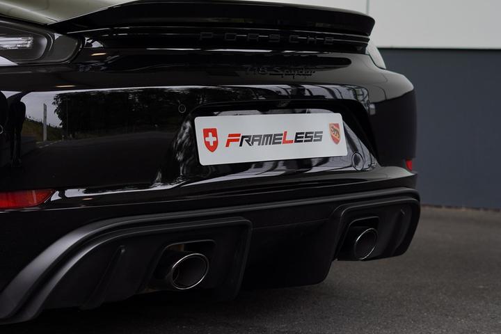 Produktbild Frameless Nummerrahmen (Front + Heck, Langformat)