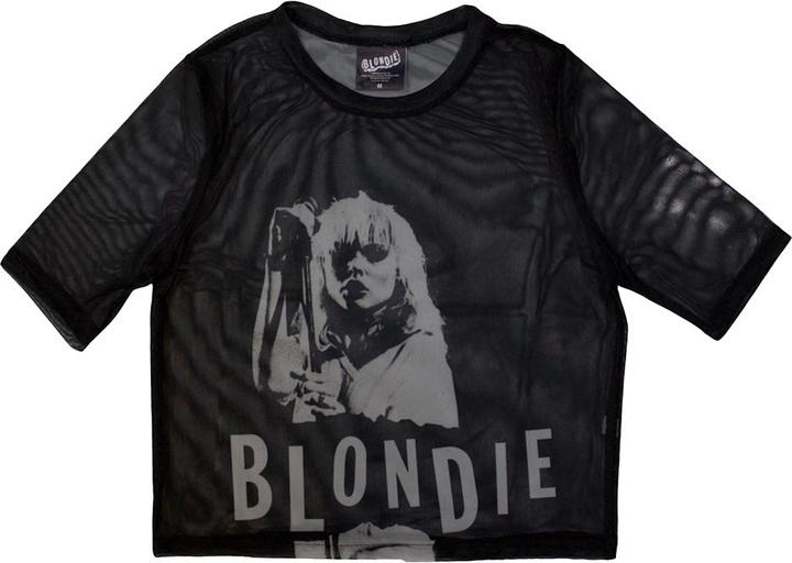 Blondie Mic Stand Kurzes Top Langärmlig