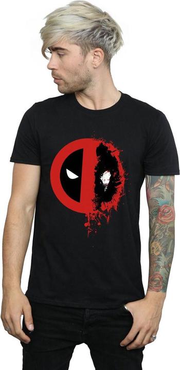 Immagine prodotto Deadpool Split Splat Logo Maglietta Uomo (S)