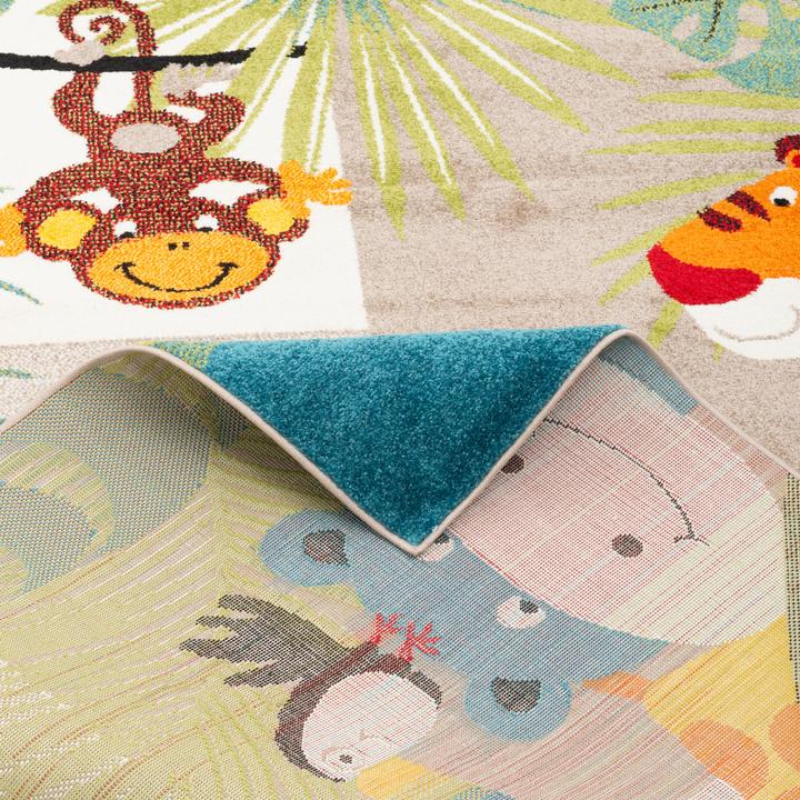 Actual product image Pergamon Kinder Teppich Softstar Kids Tierwelt (80 x 150 cm)