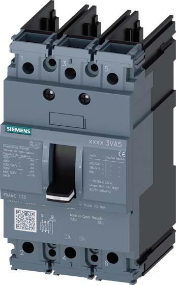 Produktbild Siemens Leistungsschalter 15A 3p 15A/In 3VA5195-5ED31-0AA0