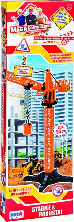 Immagine prodotto Rs Toys Mega costruzioni - gru da cantiere 55 cm funzione manuale