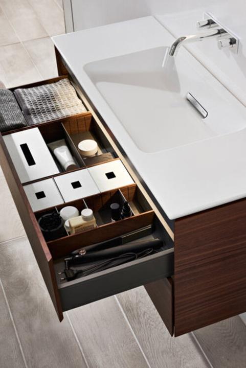 Actual product image Geberit One washbasin floating design, without tap hole, with overflow, 1200x400mm, 500392 (400 mm, 1200 mm)