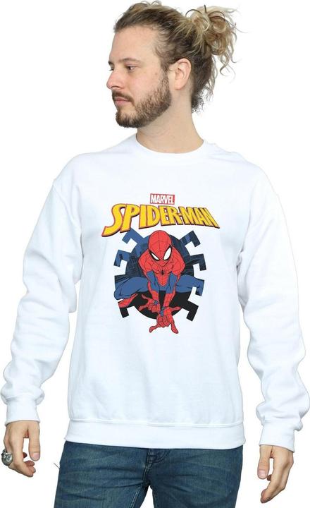 Immagine prodotto Spider-Man Web Shooting Emblem Logo Felpa Uomo (L)