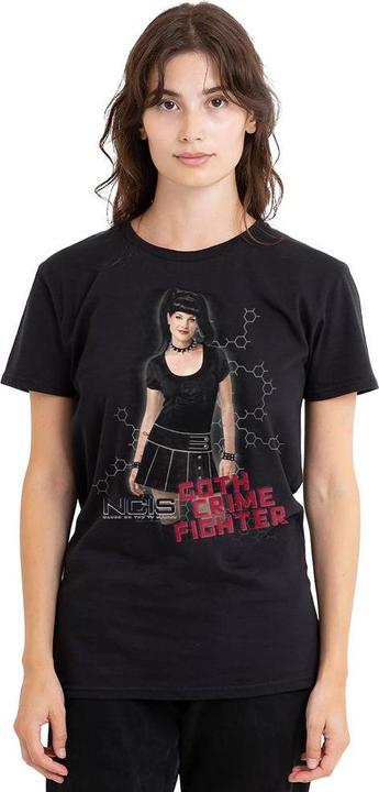 Actual product image Ncis Unisex Adult Goth Crime Fighter T-Shirt (M)