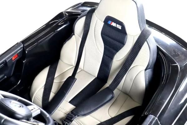 Image du produit Es-toys Voiture électrique pour enfants "BMW M5" - avec licence - batterie 24V, MP3, siège en cuir + EVA - (24 V)