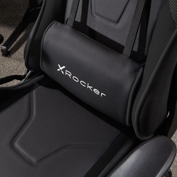 Image du produit X Rocker Chaise de jeu eSports compacte Agility JR Noire Carbone
