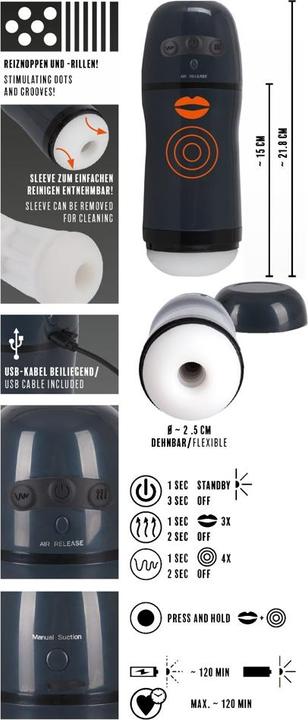 Produktbild Rebel Masturbator With 2 Functions