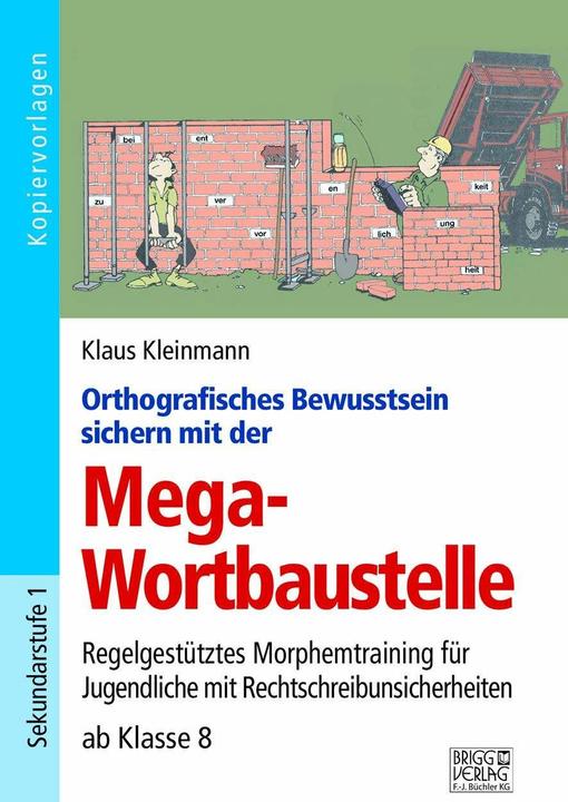Actual product image Ensure orthographic awareness with the mega word building site (German, Klaus Kleinmann, 2023)